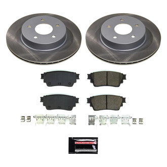 PowerStop® - Semi Coated Rear Disc Brake Kit