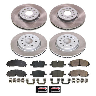 PowerStop® - Semi Coated Front and Rear Disc Brake Kit