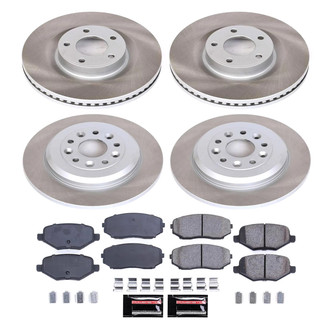 PowerStop® - Semi Coated Disc Brake Kit