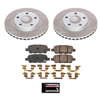PowerStop® - Semi Coated Rear Disc Brake Kit
