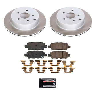 PowerStop® - Semi Coated Rear Disc Brake Kit