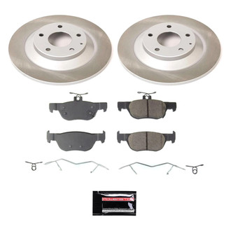 PowerStop® - Semi Coated Rear Disc Brake Kit