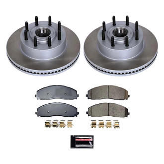 PowerStop® - Semi Coated Front Disc Brake Kit