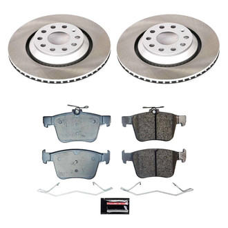 PowerStop® - Semi Coated Rear Disc Brake Kit