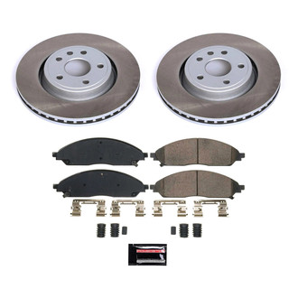 PowerStop® - Semi Coated Front Disc Brake Kit