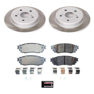 PowerStop® - Semi Coated Rear Disc Brake Kit