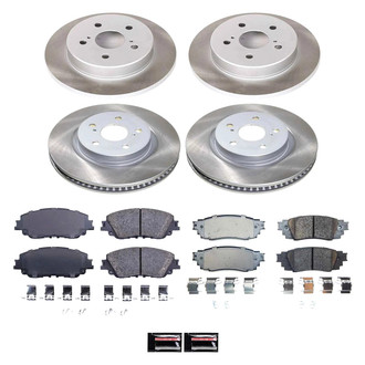 PowerStop® - Semi Coated Front and Rear Disc Brake Kit