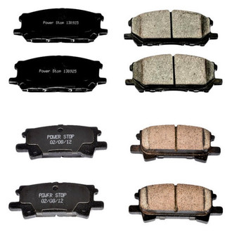 PowerStop® - Z16 Evolution Clean Ride Ceramic Front and Rear Disc Brake Pad Set
