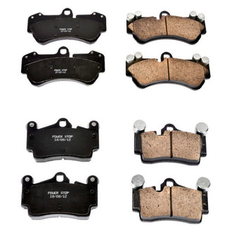 PowerStop® - Z16 Evolution Clean Ride Ceramic Front and Rear Disc Brake Pad Set
