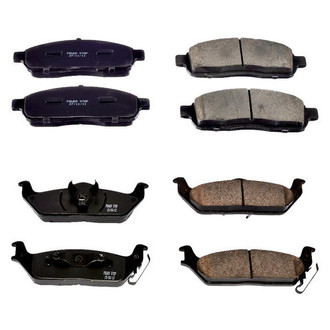 PowerStop® - Z16 Evolution Clean Ride Ceramic Front and Rear Disc Brake Pad Set
