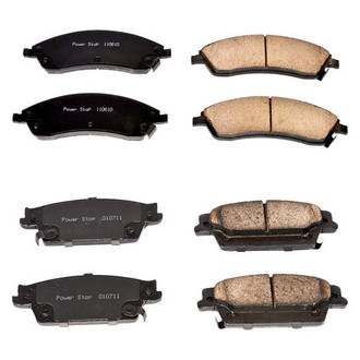 PowerStop® - Z16 Evolution Clean Ride Ceramic Front and Rear Disc Brake Pad Set