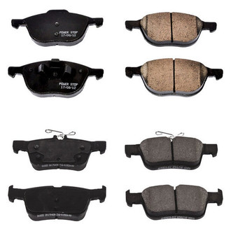 PowerStop® - Z16 Evolution Clean Ride Ceramic Front and Rear Disc Brake Pad Set