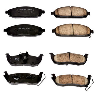 PowerStop® - Z16 Evolution Clean Ride Ceramic Front and Rear Disc Brake Pad Set
