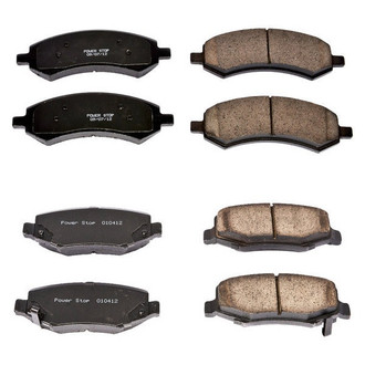PowerStop® - Z16 Evolution Clean Ride Ceramic Front and Rear Disc Brake Pad Set