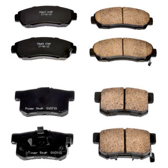 PowerStop® - Z16 Evolution Clean Ride Ceramic Front and Rear Disc Brake Pad Set