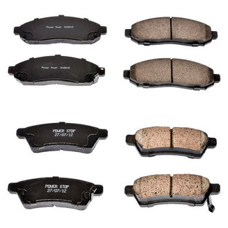 PowerStop® - Z16 Evolution Clean Ride Ceramic Front and Rear Disc Brake Pad Set