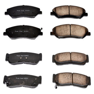 PowerStop® - Z16 Evolution Clean Ride Ceramic Front and Rear Disc Brake Pad Set