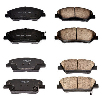 PowerStop® - Z16 Evolution Clean Ride Ceramic Front and Rear Disc Brake Pad Set