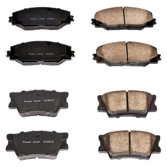 PowerStop® - Z16 Evolution Clean Ride Ceramic Front and Rear Disc Brake Pad Set
