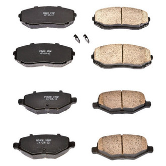 PowerStop® - Z16 Evolution Clean Ride Ceramic Front and Rear Disc Brake Pad Set