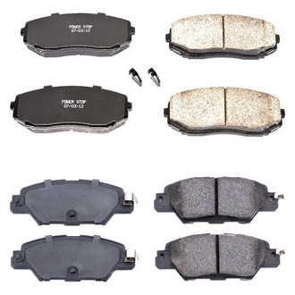 PowerStop® - Z16 Evolution Clean Ride Ceramic Front and Rear Disc Brake Pad Set