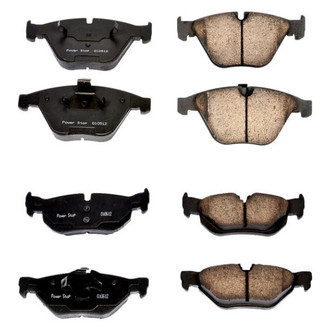 PowerStop® - Z16 Evolution Clean Ride Ceramic Front and Rear Disc Brake Pad Set