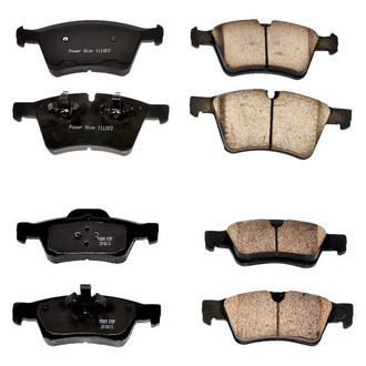 PowerStop® - Z16 Evolution Clean Ride Ceramic Front and Rear Disc Brake Pad Set