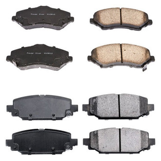 PowerStop® - Z16 Evolution Clean Ride Ceramic Front and Rear Disc Brake Pad Set