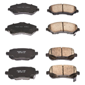 PowerStop® - Z16 Evolution Clean Ride Ceramic Front and Rear Disc Brake Pad Set