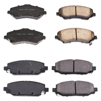 PowerStop® - Z16 Evolution Clean Ride Ceramic Front and Rear Disc Brake Pad Set