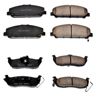 PowerStop® - Z16 Evolution Clean Ride Ceramic Front and Rear Disc Brake Pad Set