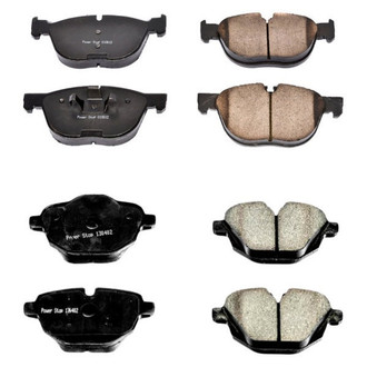 PowerStop® - Z16 Evolution Clean Ride Ceramic Front and Rear Disc Brake Pad Set