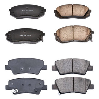 PowerStop® - Z16 Evolution Clean Ride Ceramic Front and Rear Disc Brake Pad Set