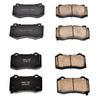 PowerStop® - Z16 Evolution Clean Ride Ceramic Front and Rear Disc Brake Pad Set