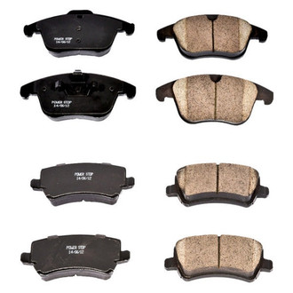 PowerStop® - Z16 Evolution Clean Ride Ceramic Front and Rear Disc Brake Pad Set