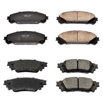 PowerStop® - Z16 Evolution Clean Ride Ceramic Front and Rear Disc Brake Pad Set