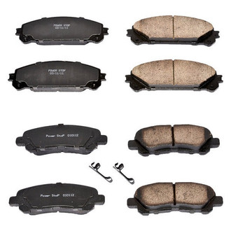 PowerStop® - Z16 Evolution Clean Ride Ceramic Front and Rear Disc Brake Pad Set