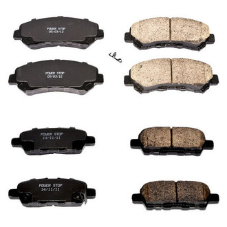 PowerStop® - Z16 Evolution Clean Ride Ceramic Front and Rear Disc Brake Pad Set