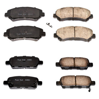 PowerStop® - Z16 Evolution Clean Ride Ceramic Front and Rear Disc Brake Pad Set