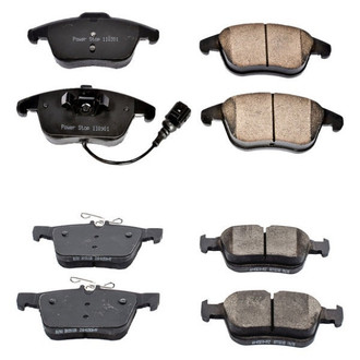 PowerStop® - Z16 Evolution Clean Ride Ceramic Front and Rear Disc Brake Pad Set