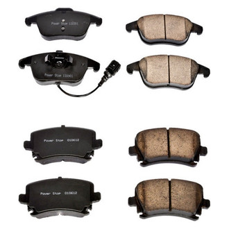 PowerStop® - Z16 Evolution Clean Ride Ceramic Front and Rear Disc Brake Pad Set