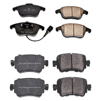 PowerStop® - Z16 Evolution Clean Ride Ceramic Front and Rear Disc Brake Pad Set