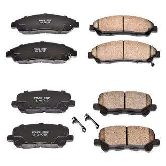 PowerStop® - Z16 Evolution Clean Ride Ceramic Front and Rear Disc Brake Pad Set