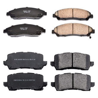 PowerStop® - Z16 Evolution Clean Ride Ceramic Front and Rear Disc Brake Pad Set