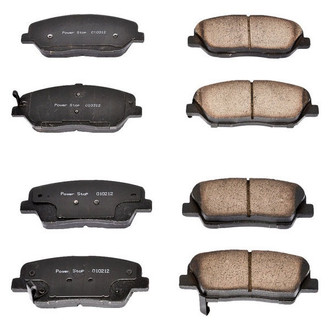 PowerStop® - Z16 Evolution Clean Ride Ceramic Front and Rear Disc Brake Pad Set