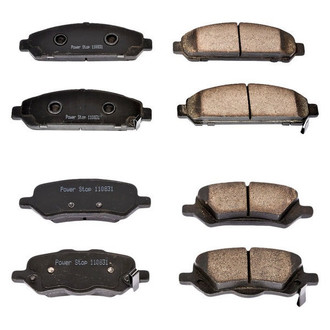 PowerStop® - Z16 Evolution Clean Ride Ceramic Front and Rear Disc Brake Pad Set