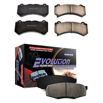 PowerStop® - Z16 Evolution Clean Ride Ceramic Front and Rear Disc Brake Pad Set