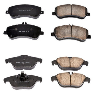 PowerStop® - Z16 Evolution Clean Ride Ceramic Front and Rear Disc Brake Pad Set