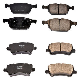 PowerStop® - Z16 Evolution Clean Ride Ceramic Front and Rear Disc Brake Pad Set