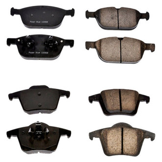 PowerStop® - Z16 Evolution Clean Ride Ceramic Front and Rear Disc Brake Pad Set
